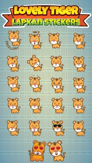 Sticker Me Lovely Tiger(圖4)-速報App