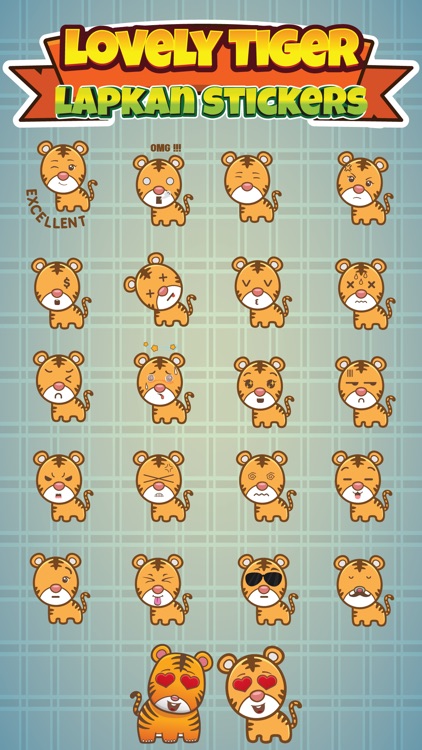 Sticker Me Lovely Tiger screenshot-3