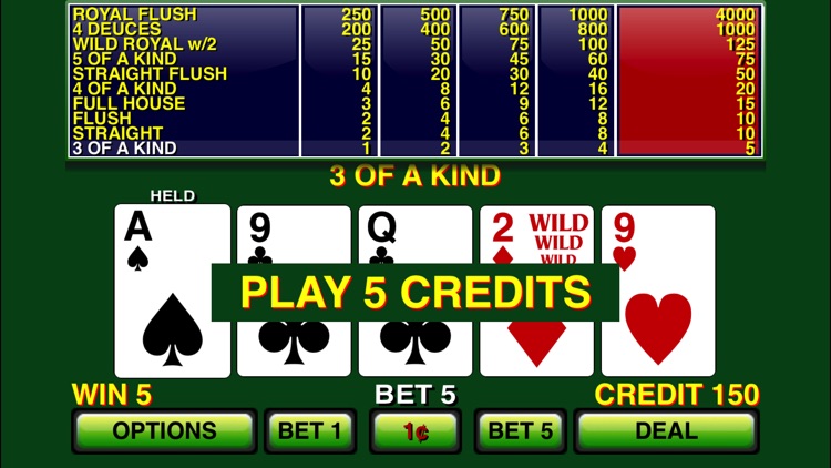 Video Poker ⋆ Deuces Wild