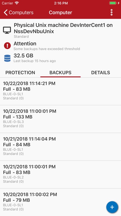 NetBackup Self Service screenshot-4