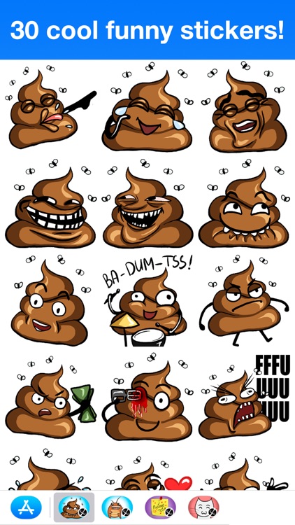 Poop - Cute stickers