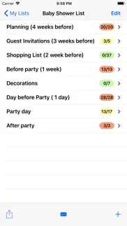 baby shower checklist pro iphone screenshot 2
