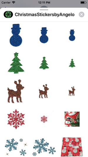 Christmas Stickers by Angelo