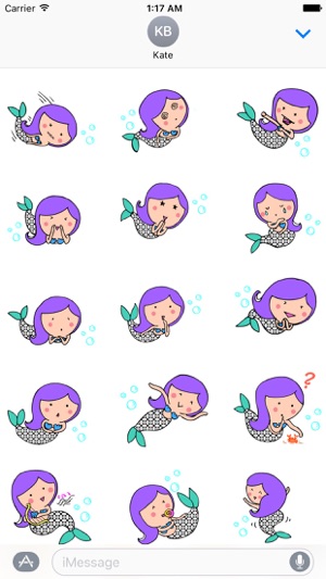 Mermaid Mermaidmoji Sticker(圖2)-速報App