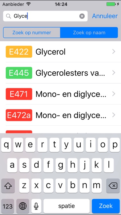 E-nummers (oude versie) screenshot-3