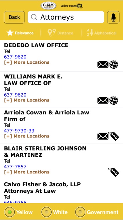 Guam Phone Book