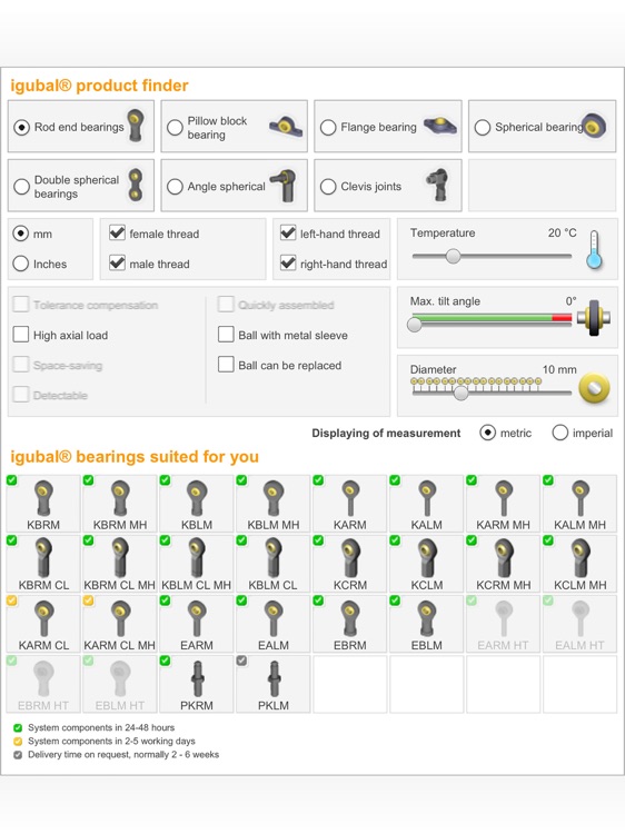 igubal® product finder