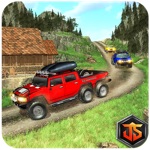 6x6 Offroad Pickup Truck Sim