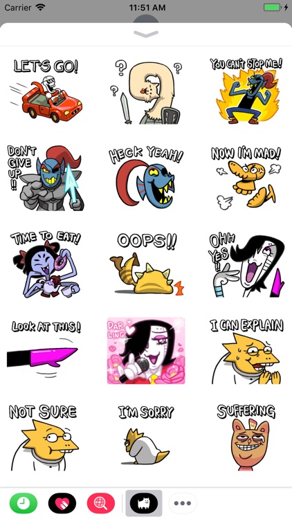 UNDERTALE Stickers