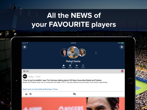 Tennis Addict : vidéos, alertes - náhled