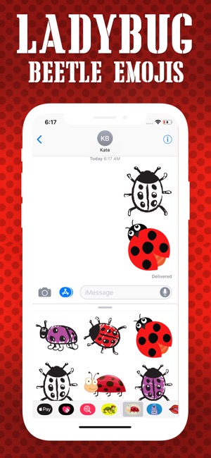 Ladybug Beetle Emojis(圖4)-速報App