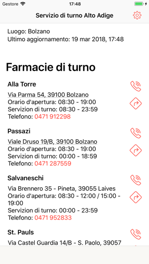 Servizio di turno Alto Adige(圖1)-速報App