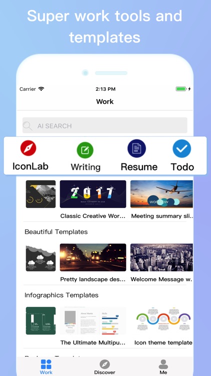 Workbition - slide & markdown