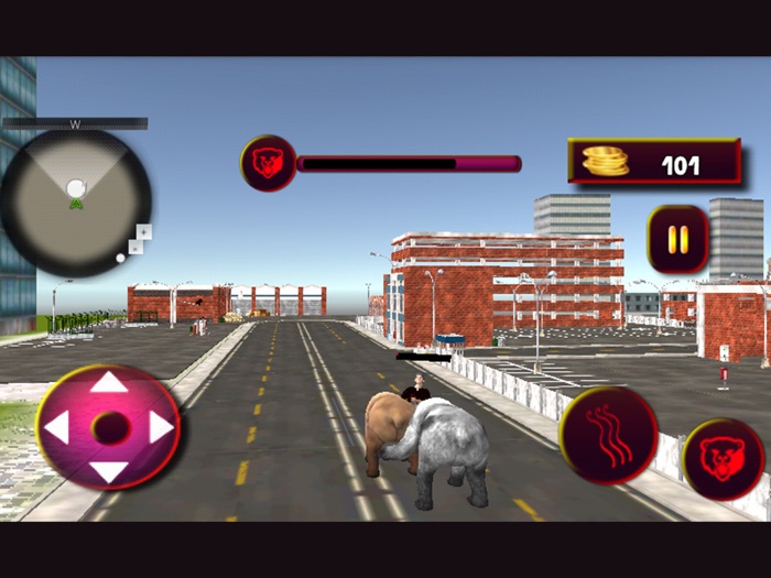 Wild Grizzly Bear City Attack Sim 3D