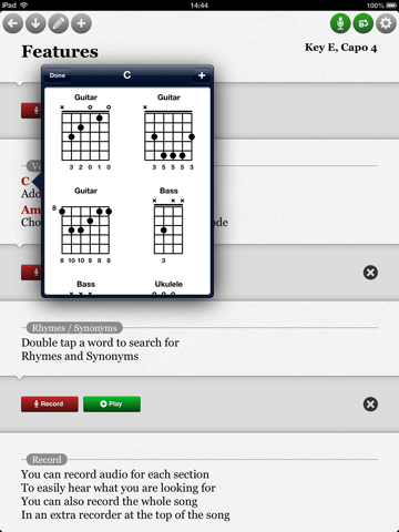 Song-Writer HD L: Write Lyrics - náhled