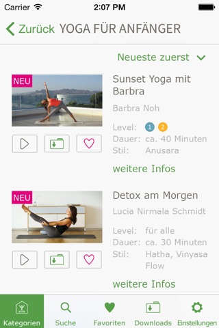 Yoga Easy: Werde fit mit Yoga screenshot 2