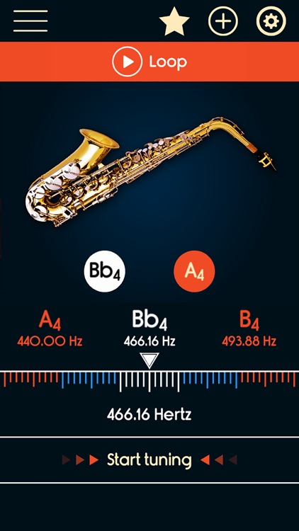 Saxophone Tuner