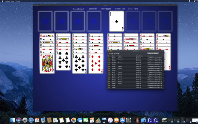 FreeCell 2018