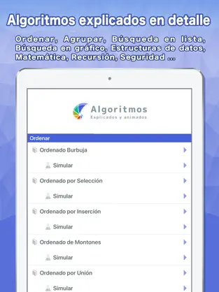 Imágen 2 Algoritmos Explicados&Animados iphone