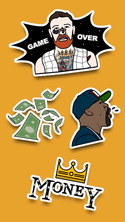Money stickers fan pack