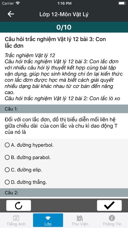 Trắc Nghiệm Pro screenshot-5