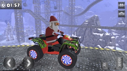 Impossible ATV Santa Stunts screenshot 2