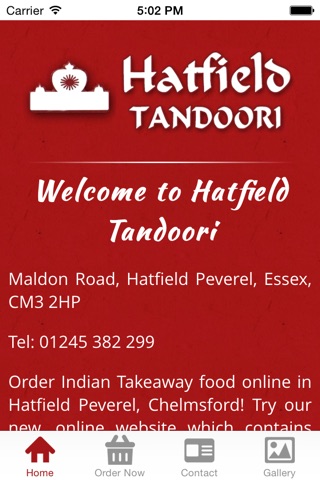 Hatfield Tandoori screenshot 2