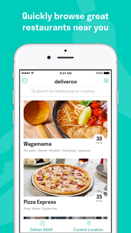 Deliveroo: Restaurant Delivery - Order Food Nearby