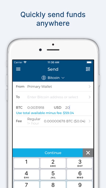 Blockchain Wallet: Bitcoin screenshot-3
