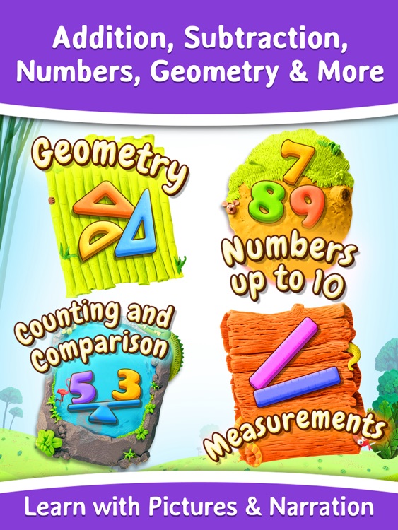 Kindergarten Math Games for 3+