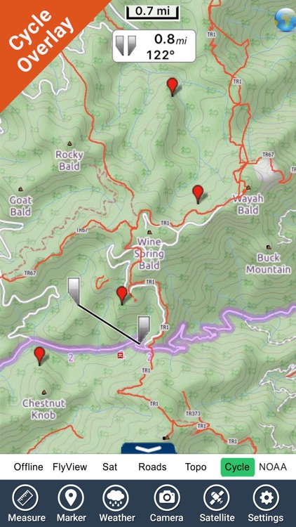 Nantahala National Forest - GPS Map Navigator screenshot-3