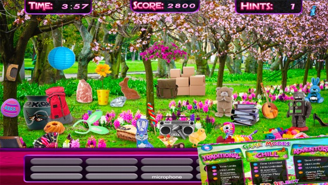 Hidden Object Spring Gardens & Spy Easter Objects(圖4)-速報App