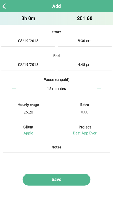 Work Log - Time Tracking screenshot 3