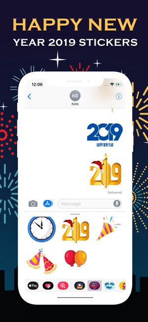 New Year Stickers 2019(圖4)-速報App