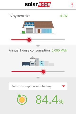 SolarEdge PV Self-Consumption Simulator screenshot 2
