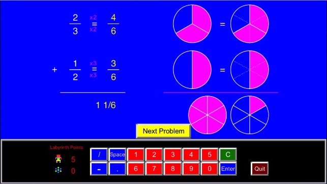 Math Galaxy Fractions Fun(圖2)-速報App