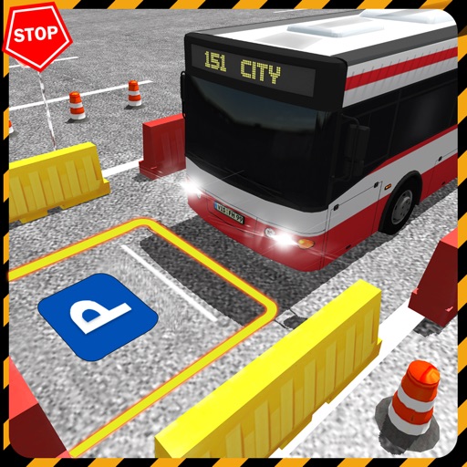 Real City Bus Parking Simulator 2017: Driver Test icon
