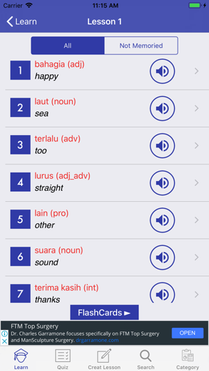 Learn Indonesian Vocabulary(圖2)-速報App