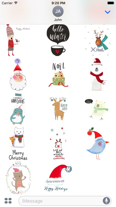 Sweet Xmas Stickers screenshot 4