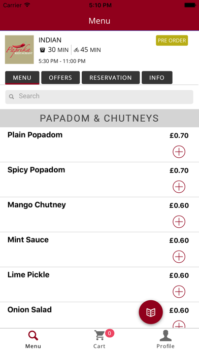 How to cancel & delete Paprika - Restaurant from iphone & ipad 1