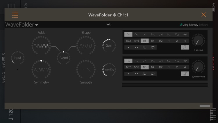 WaveFolder - Audio Unit screenshot-3