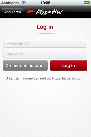 Pizza Hut Belgique screenshot 2