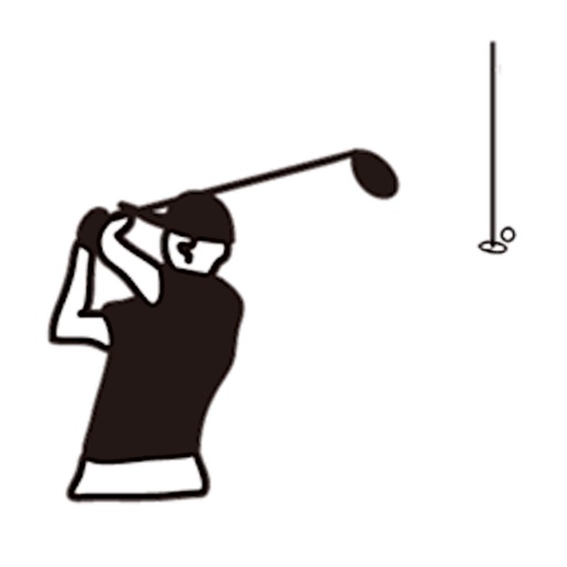 Golfer GolfMoji Sticker