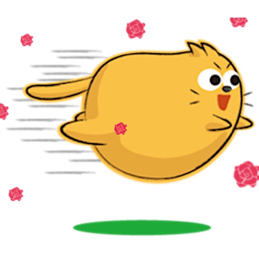 Funny Chubby Cat Sticker icon