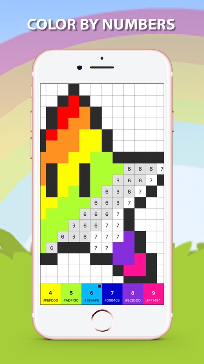 Rainbow - Coloring Numbers