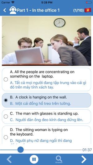 Prep for the Toeic test(圖3)-速報App