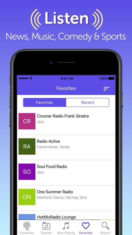 Radio FM: Music, News, Sports & Live Streams screenshot-3