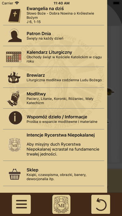 Modlitewnik MI screenshot 2