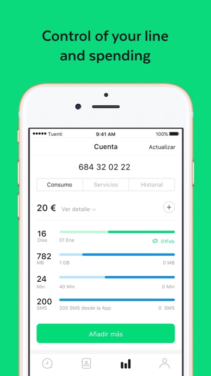 Tuenti: phone with superpowers