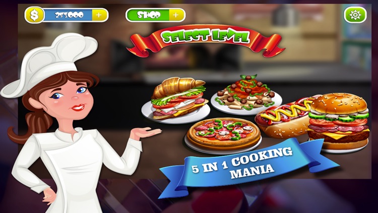 5 in 1 Cooking Game : Papa's Restaurant